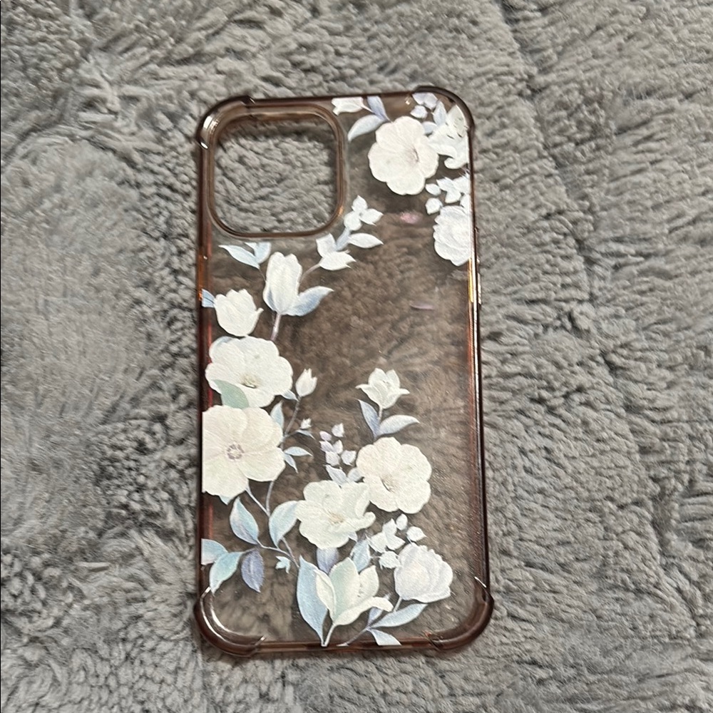 Floral Clear Phone Case